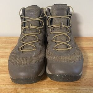 Mens REI Co-Op Flash Hydrowall Hiking Boots Size 12.5 Green Brown
